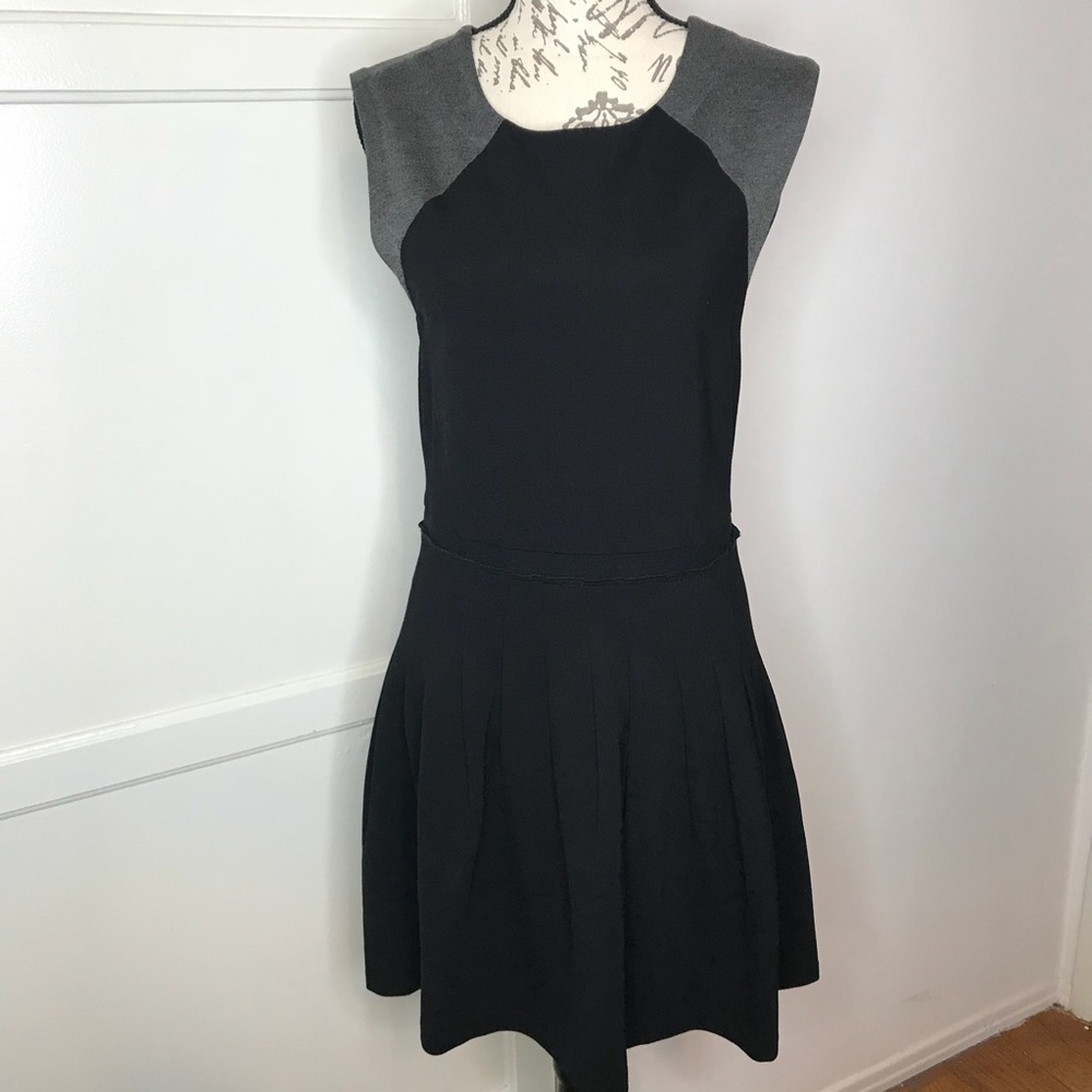 Anthropologie Kachel Dress 6 Black Short Sleeve